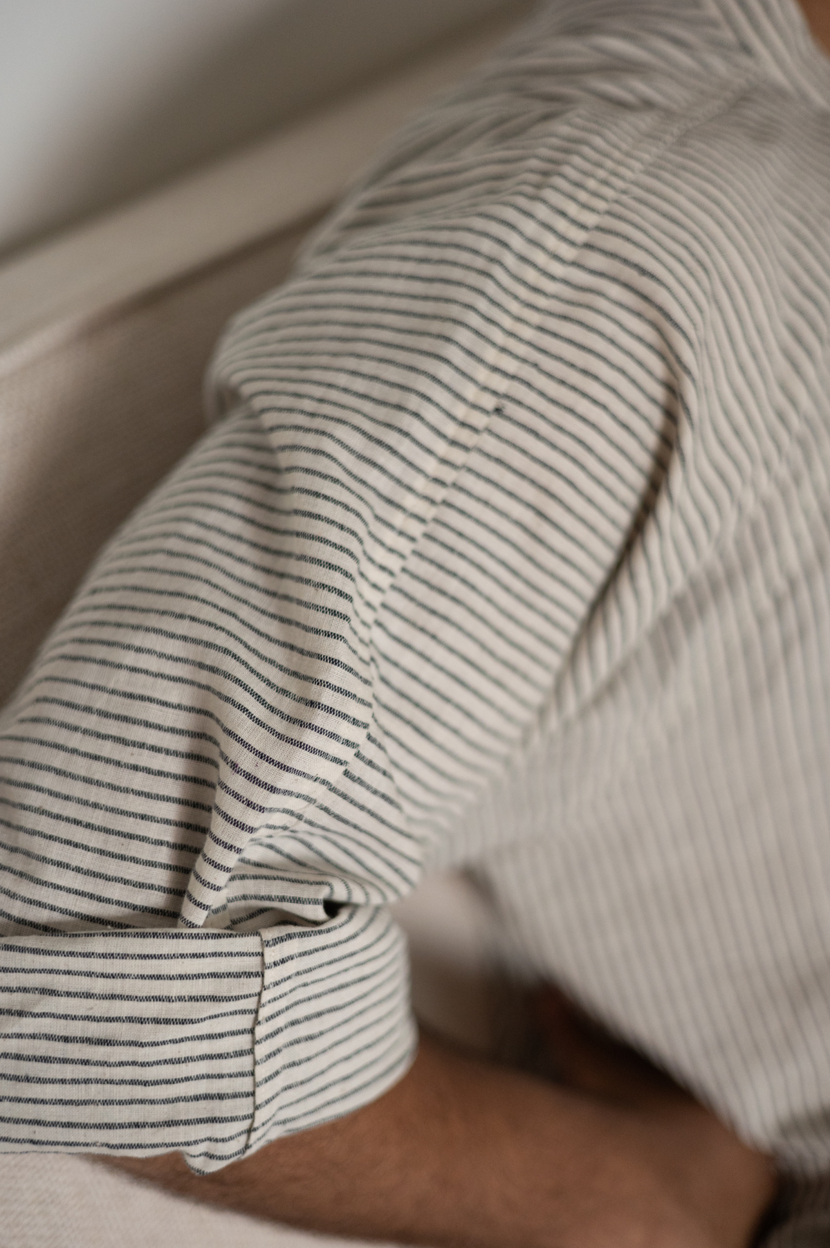 Lines | Relaxed Khadi shirt