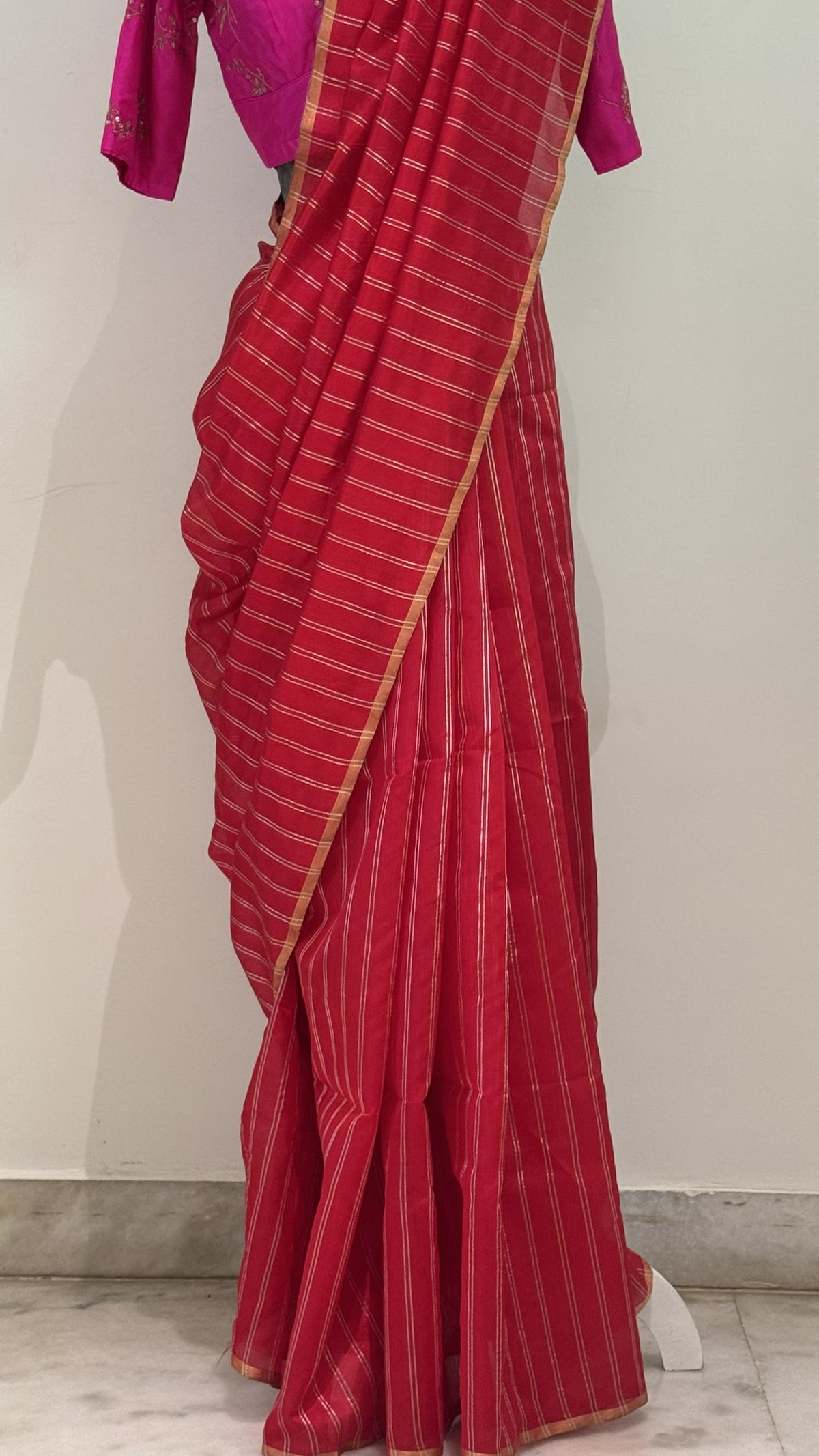 Chanderi sari | Striped