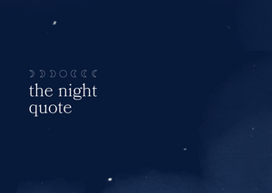 the night quote