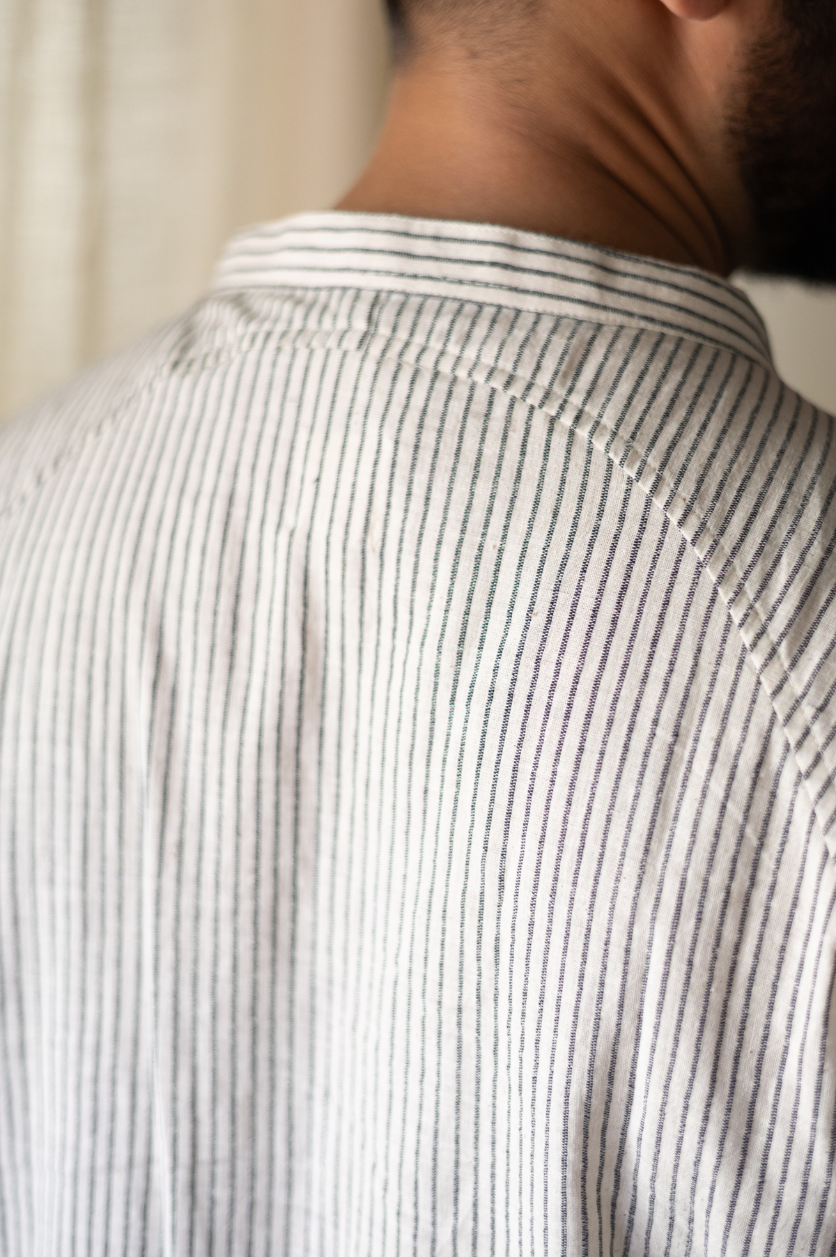 Lines | Relaxed Khadi shirt