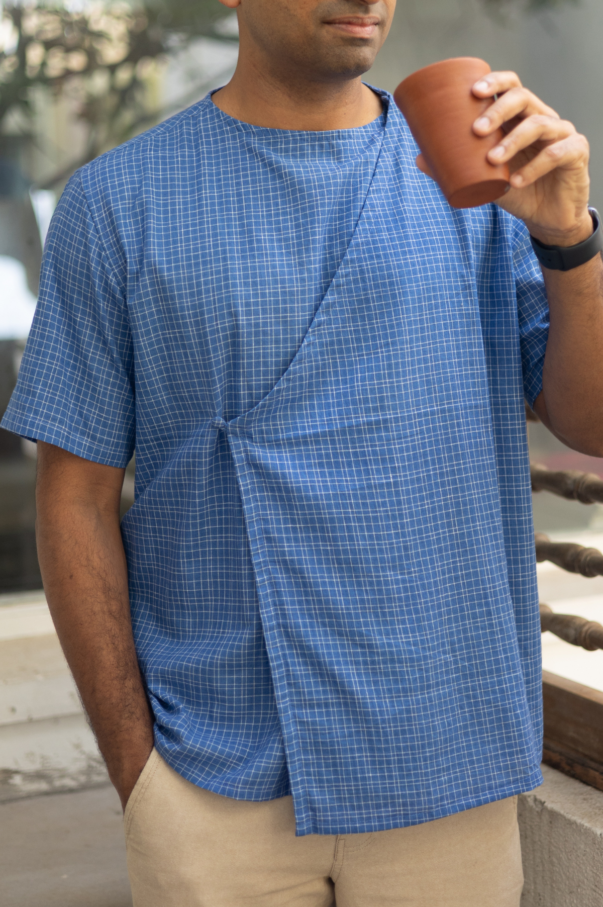Theory | Layer Khadi shirt