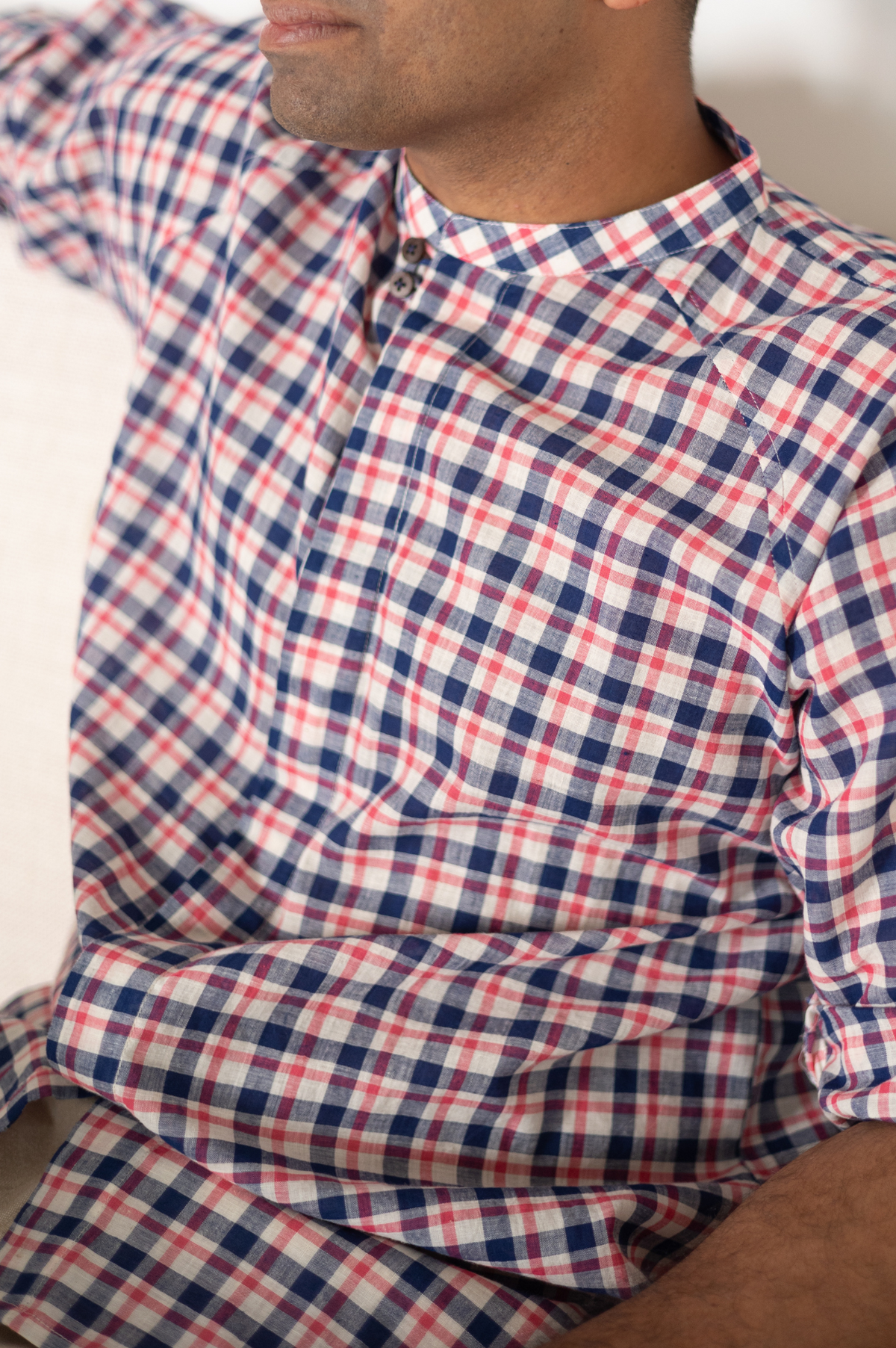 Madras | Relaxed Khadi shirt