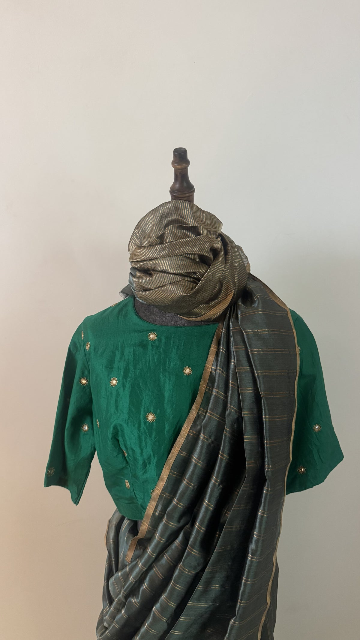 Chanderi sari | Striped
