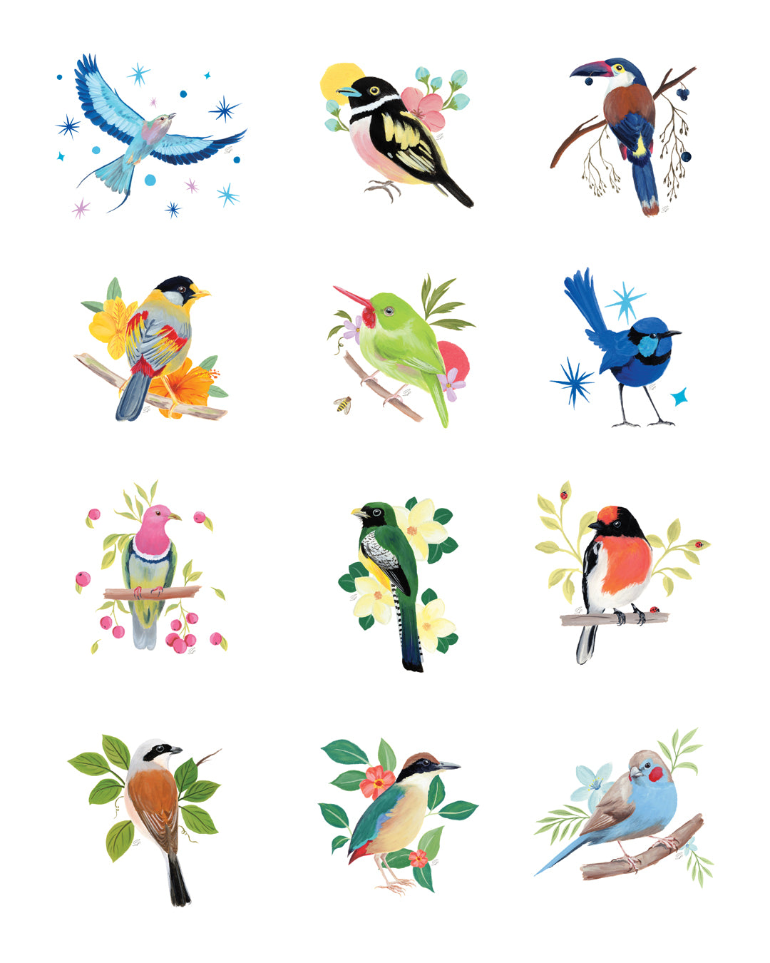 The World of Birds- 2024 Desk Calendar