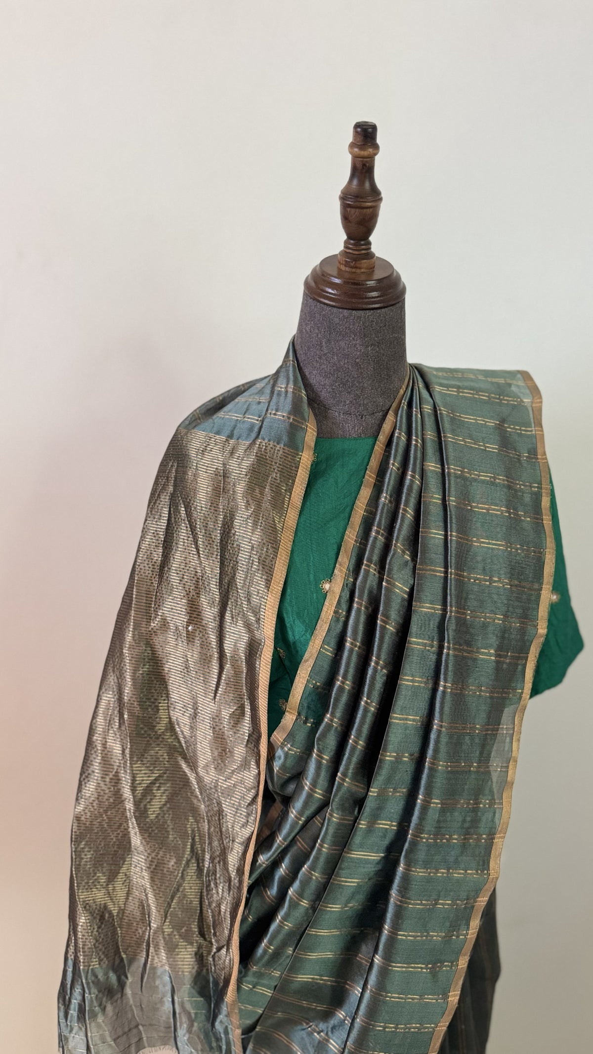 Chanderi sari | Striped