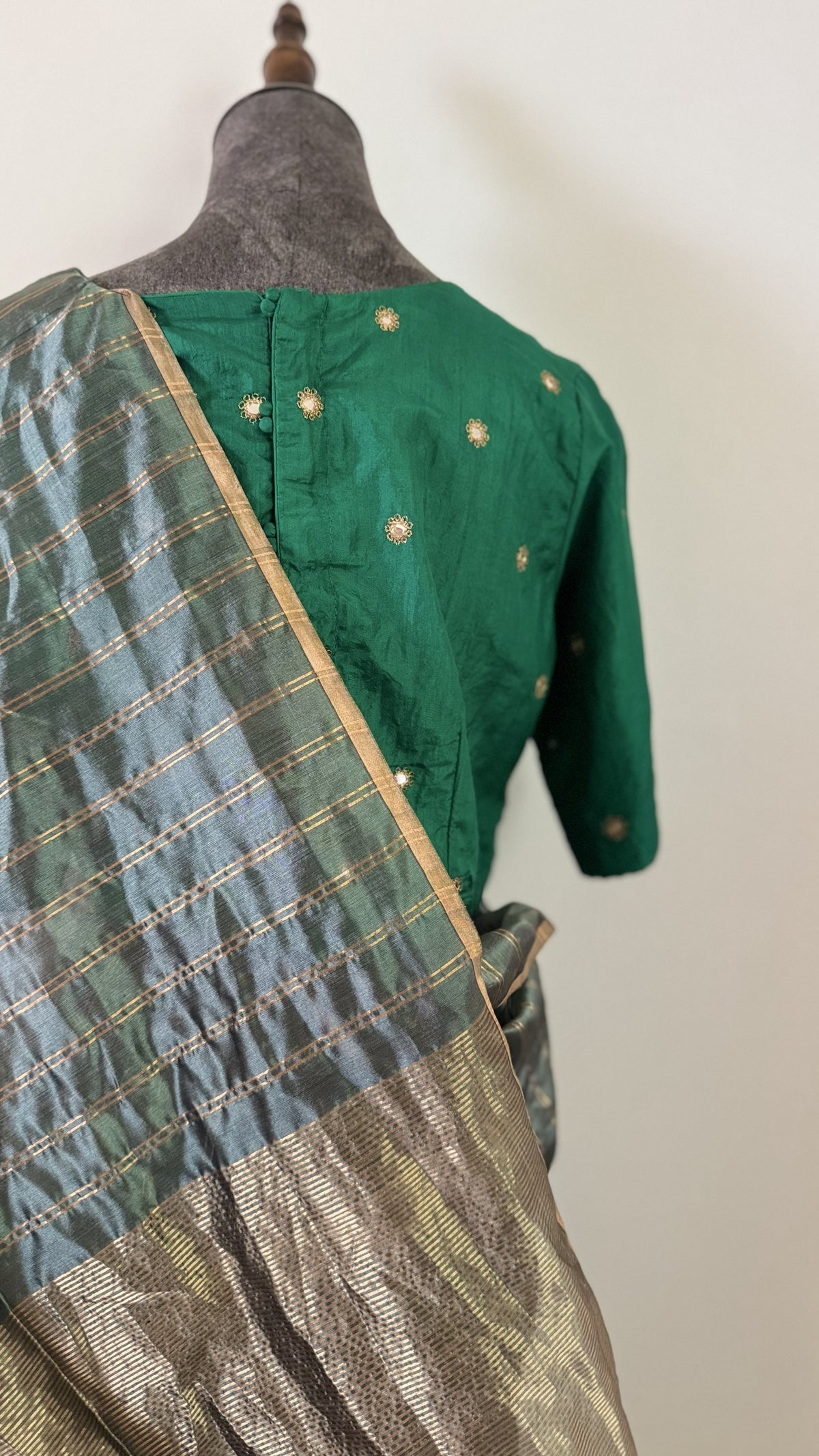 Chanderi sari | Striped
