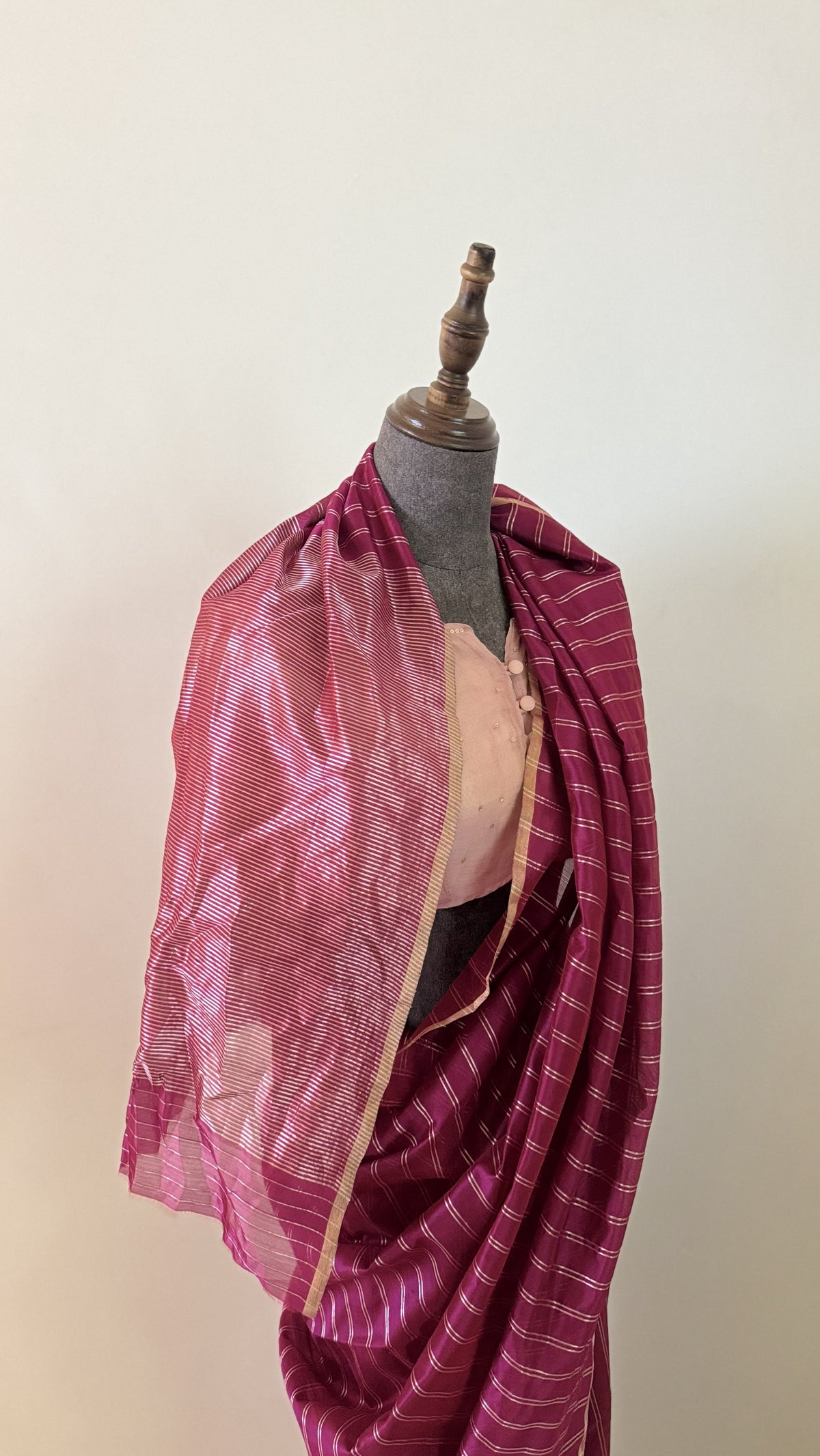 Chanderi sari | Striped
