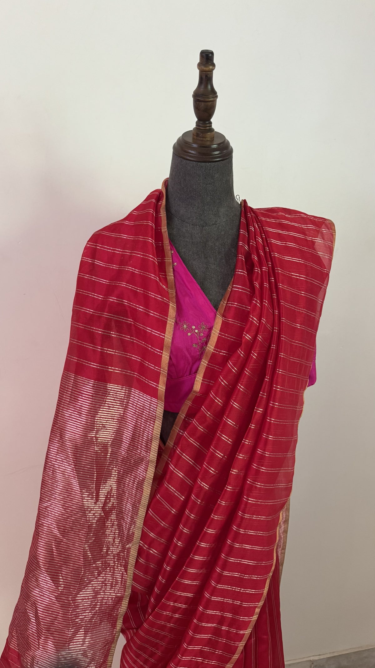 Chanderi sari | Striped