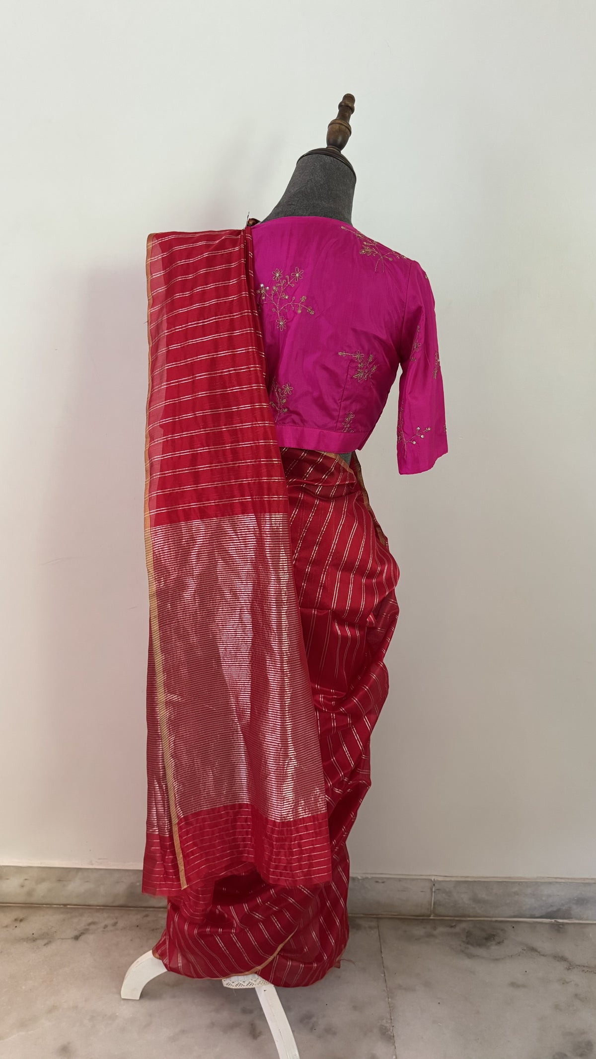 Chanderi sari | Striped